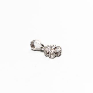 Silverhänge med stenar S925 0.88g 10mm