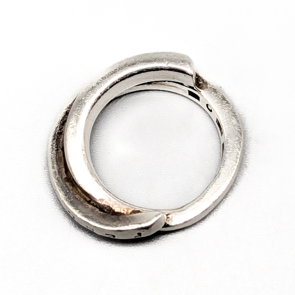 Silverring Efva Attling Pencez De Moy Edge Ring" S925 8.78g 16mm" - Bild 3