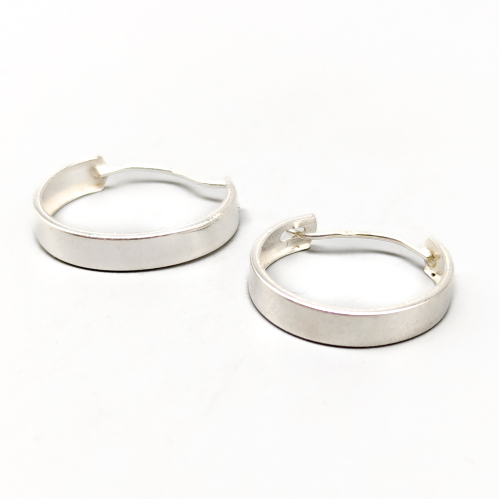 Silverörhängen creoler S925 0.93g 17mm - Bild 2