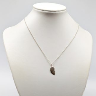 38cm Pansarlänk i Silver med Hänge Vänskapshjärta S925 2.9g