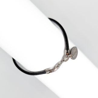 17.5cm Armband med Silverdetaljer S925 2.32g