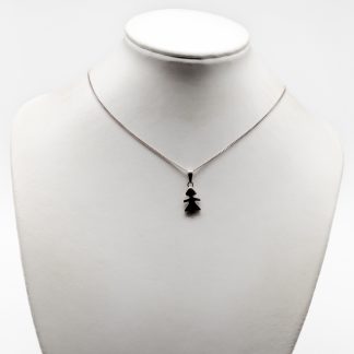 36cm Pansarlänk i Silver med Hänge S925 2.76g