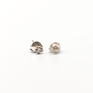 Örhängen i Silver med Vita Stenar S925 0.36g 3mm