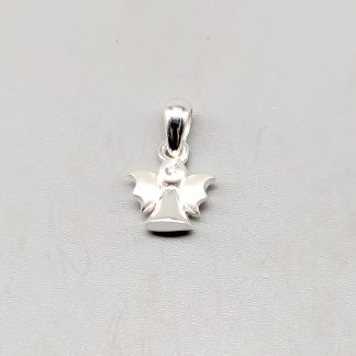 Hänge i Silver Ängel med Vit Sten S925 0.95g 10mm