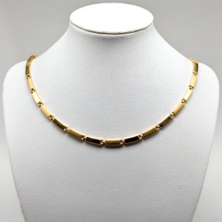 42.5cm Fantasilänk i Guld 18K 14.21g