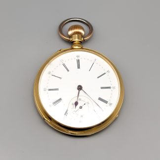 Guldklocka fickur 18K 105.31g 65cm