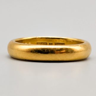 Slät ring i Guld 23K 9.26g 18.75mm