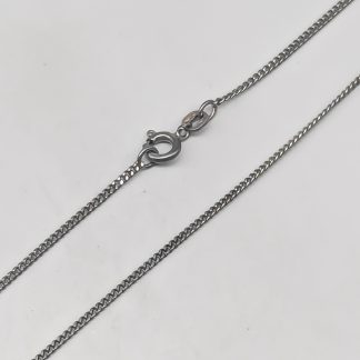 38cm Pansarlänk i Oxiderat Silver S925 2.66g