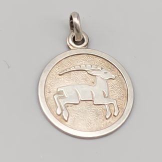 Hänge i Silver Stjäntecken Stenbocken S830 1.19g 19mm