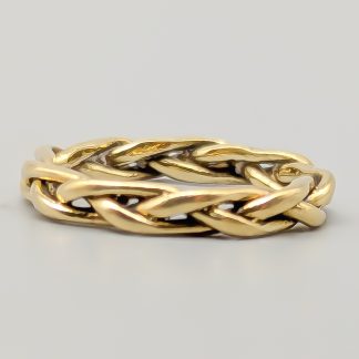 Flätad Ring i Guld 14K 2.89g 16mm
