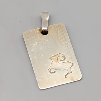 Hänge i Silver Stärntecken Stenbocken S925 0.95g 18mm