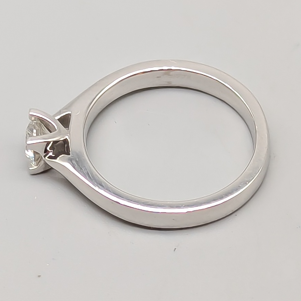 Solitärring i Vitguld med Diamant 18K 5.63g 17.25mm - Bild 2