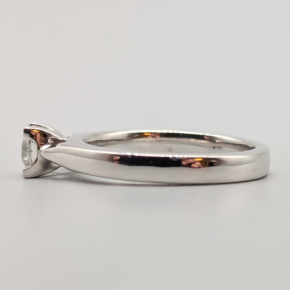 Solitärring i Vitguld med Diamant 18K 5.63g 17.25mm - Bild 3