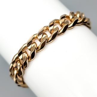 17.5cm Pansarlänk i Guld 18K 36.1g