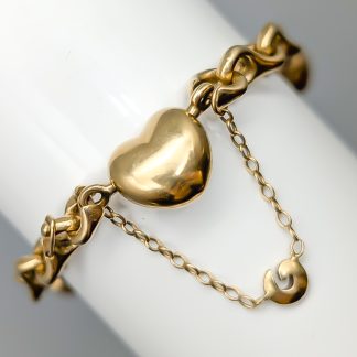 21cm Ole Lynggaard Classic Link i Guld med Berlocker 14K 38.36g