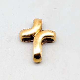Hänge i Guld Kors 18K 2.12g 16mm