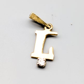 Diamanthänge i Guld Bokstaven L 18K 0.47g 12mm
