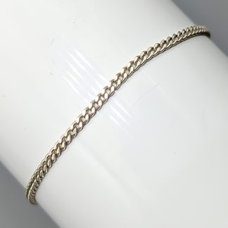 Pansarlänk i Silver med Berlock Hjärta S925 2.35g 24cm