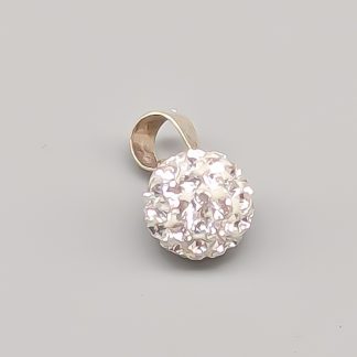 Silverhänge med Strass S925 0.62g 11.5mm