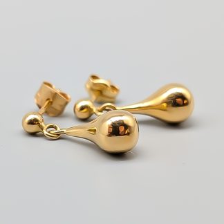 Örhängen i Guld 18K 1.26g 18mm