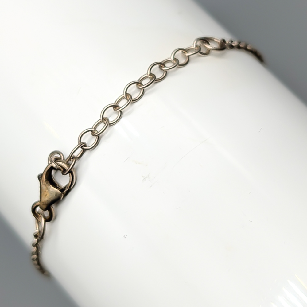 18.5cm Ankarlänk i Silver med Integrerat Hänge S925 1.27g - Bild 2