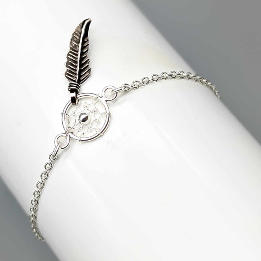 19cm Ankarlänk i Silver med Integrerat Hänge S925 1.17g