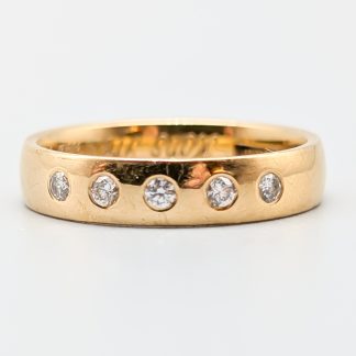 Diamantring i Guld-2