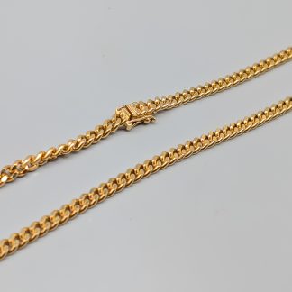 44.5cm Pansarlänk i Guld 18K 26.69g