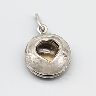 Hänge i Silver med Månadssten November S925 2.56g 17mm