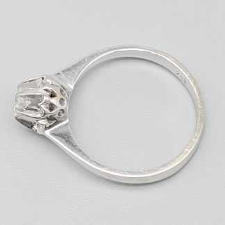 Diamantring i Vitguld-0