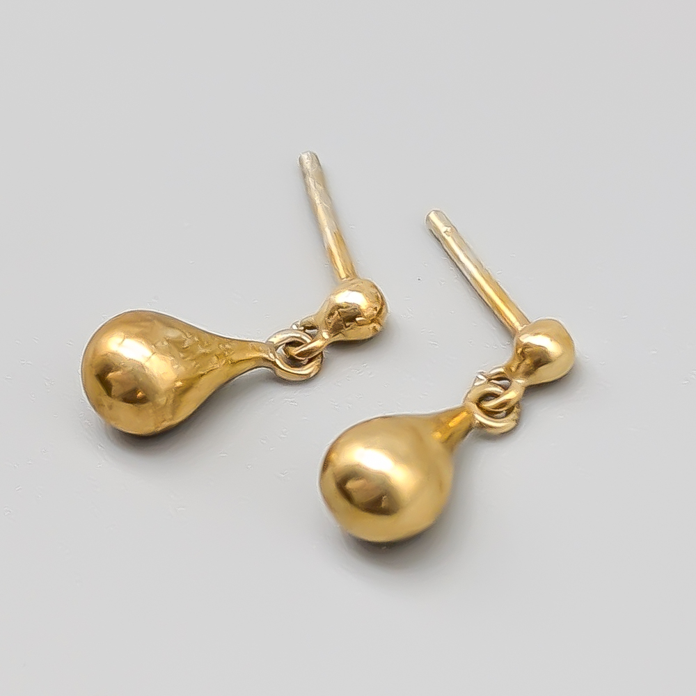 Örhängen i Förgyllt Silver Droppar S830 1.34g 16mm - Bild 2