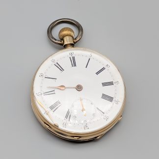 Guldklocka Fickur 14K 73.77g 77cm