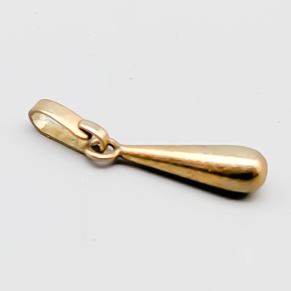 Hänge i Förgyllt Silver Droppe S830 1.12g 16mm