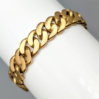 19cm Pansarlänk i Guld 18K 41.66g