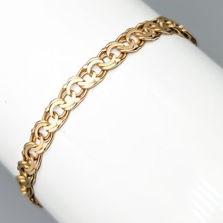 20cm Bismarcklänk i Guld 18K 5.72g