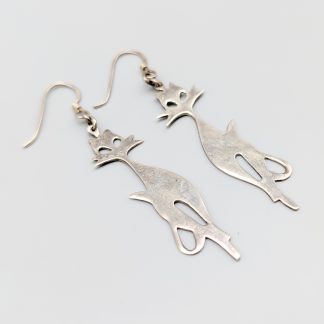 Örhängen i Silver Katter S925 4.75g 67mm