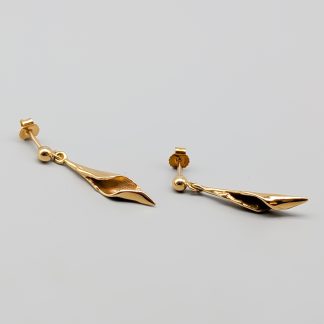 Örhängen i Guld 18K 2.46g 27mm