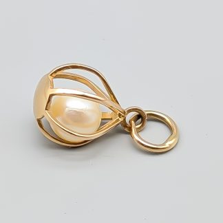 Hänge i Guld med Pärla 18K 1.05g 13mm