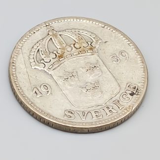 1 st 50 öre Sverige 1911-1939 S600 5g 22mm