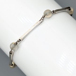 17cm Fantasilänk i Silver med Stenar S830 2.65g