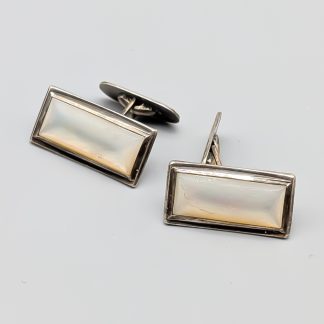 Manschettknappar i Silver med Pärlemor S830 11.57g 25mm