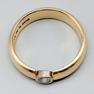 Diamantring i Flerfärgat Guld-0