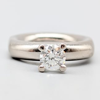 Solitärring i Vitguld med 0.95 CT Diamant-1