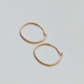 Creoler i Guld 18K 0.77g 17mm