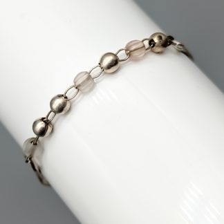 16.5cm Ormlänk i Silver med Stenar S925 2.8g