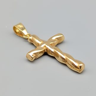 Hänge i Guld Kors 18K 0.71g 21mm