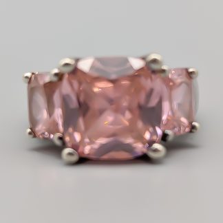 Thomas Sabo Ring i Silver med Rosa Stenar S925 13.63g 15.75mm