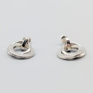 Efva Attling "Twosome" Örhängen i Silver S925 5.64g 18mm