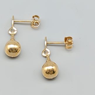 Örhängen i Guld Droppar 18K 1.02g 18mm