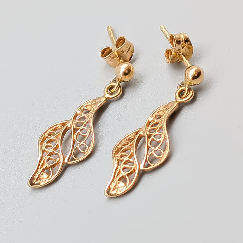 Örhängen i Guld 18K 1.91g 26mm